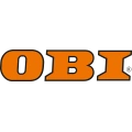 Logo von OBI, einem Anbieter für Baumarktprodukte und Dienstleistungen.